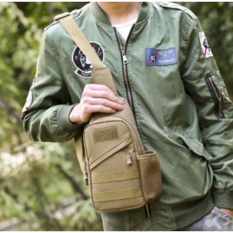 tas selempang tas dada army tactical