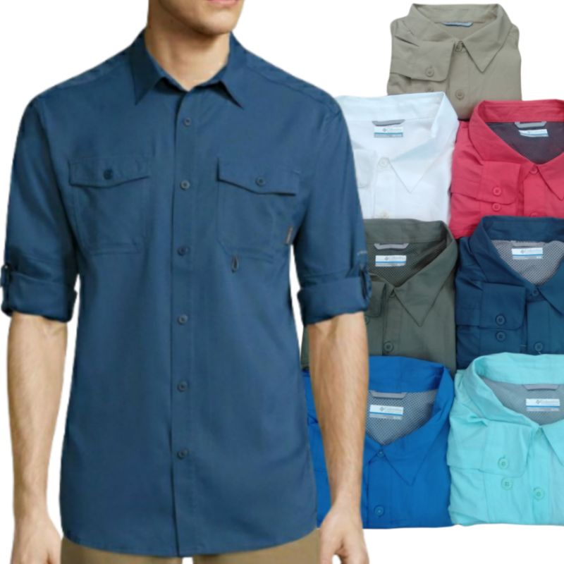 Kemeja Pacific Breeze (size XL,XXL)Pria Dewasa Tangan Panjang Outdoor