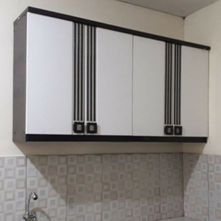 Kitchen set atas 4 pintu / lemari piring / rak dapur infinity series