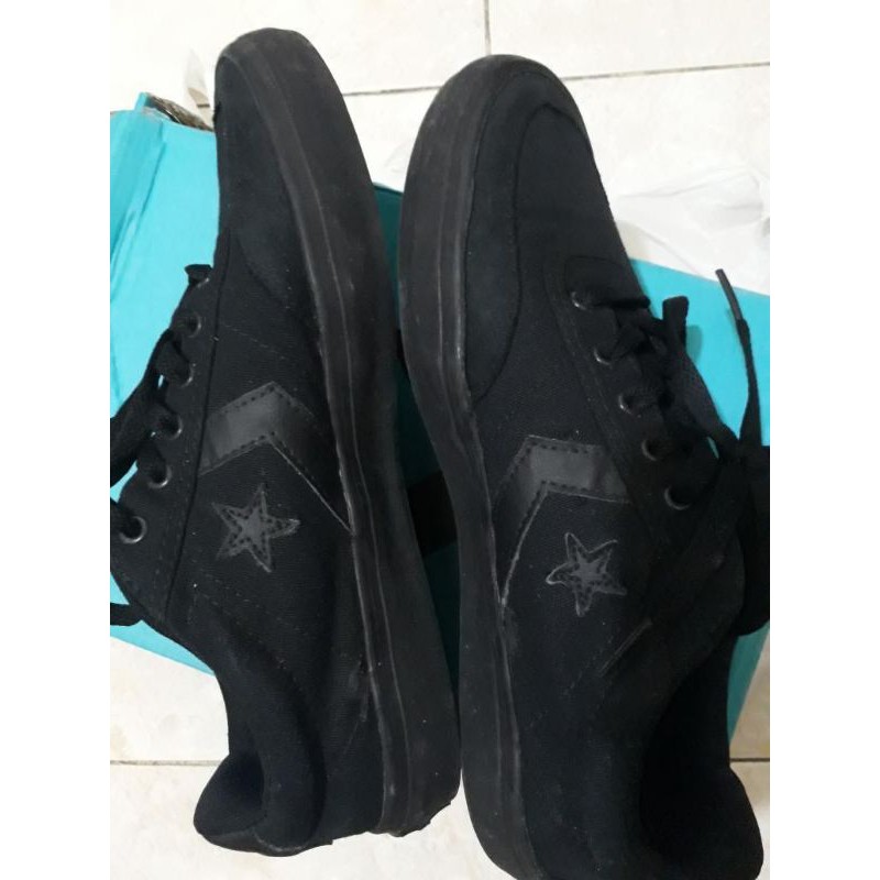 #tokoMAMOY ; Preloved with Box CONVERSE Basic Black/Sepatu Keds/Sneakers