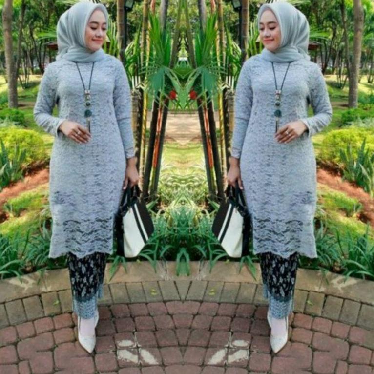 "GEG. 602615" SETELAN KEBAYA / KEBAYA BRUKAT / KEBAYA MODERN / KEBAYA PUTIH