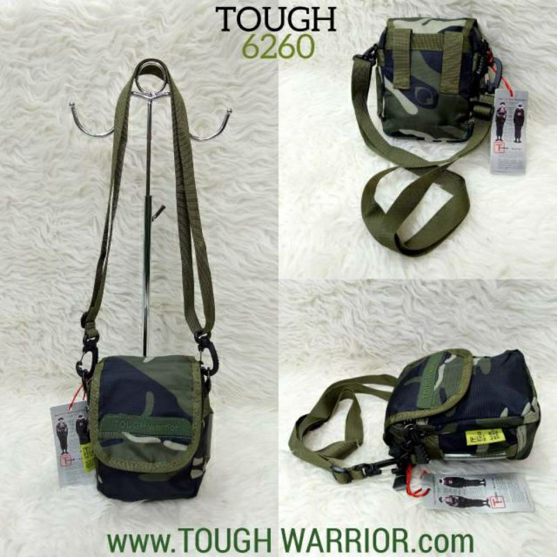 Motif loreng tough tas selempang original army 6260 pria/wanita