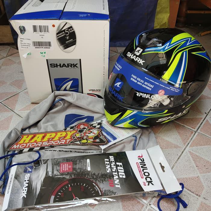 HELM FULLFACE SHARK SKWAL 2 SYKES SIZE M, L, XL ORIGINAL DOT
