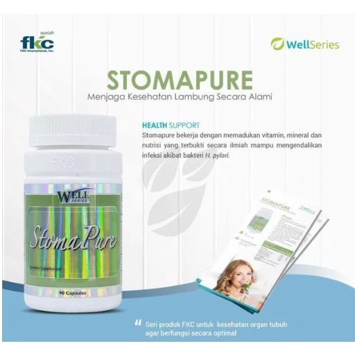FKC StomaPure untuk mengatasi penyakit lambung secara alami PRODUK ASLI Legal BPOM HALAL
