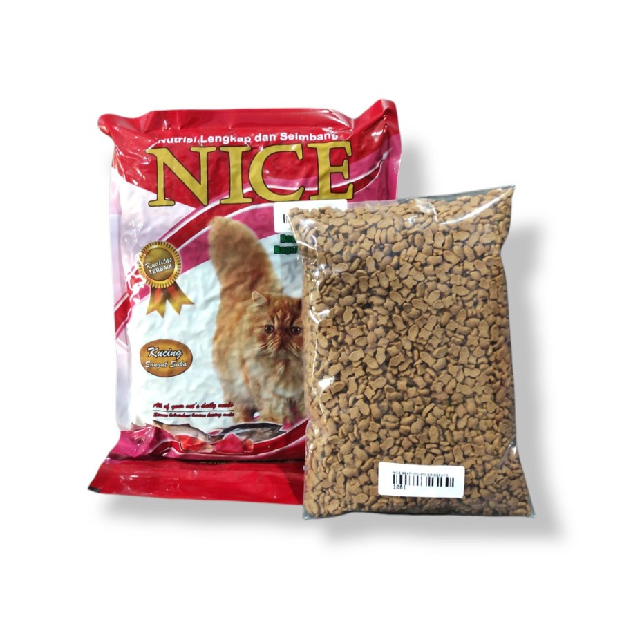 Makanan Kucing Nice  800 gr Repack