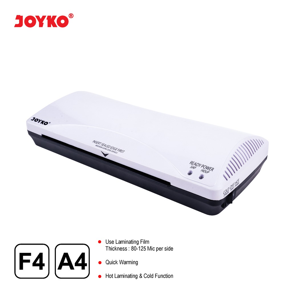 Mesin laminating joyko LM01 LM 01 F4 folio laminasi ktp a4 panas dingin hot cold portable portabel