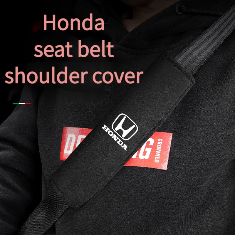 Cover Sabuk Pengaman Bahan Suede Untuk Honda Accord Civic CRV Lingpai