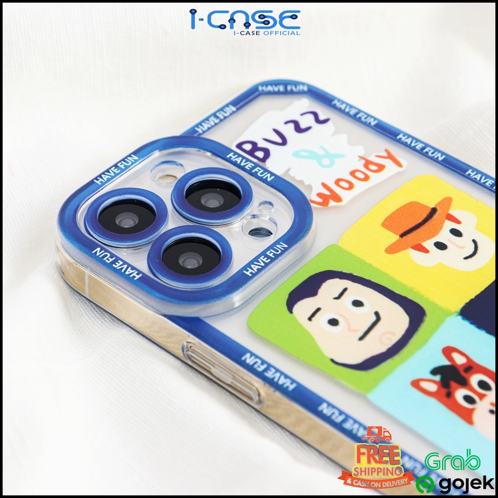 Soft Case Cartoon Snoopy and Toy Story Full Lens Cover Vivo Y12 Y15 Y17 Y91 Y93 Y95 Y91C Y12S Y20 Y21 Y30