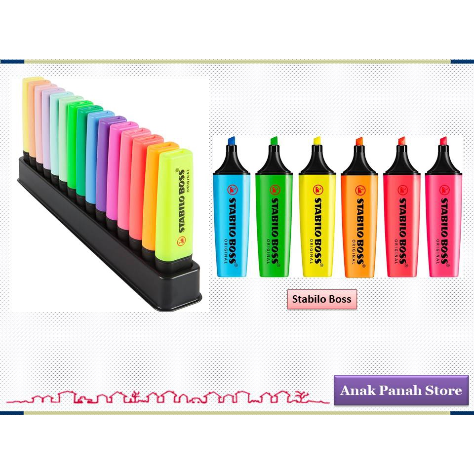 

Stabilo / Highlighter Merk Boss