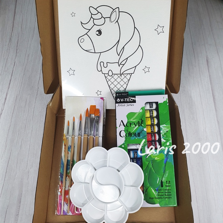 

Paket Kanvas Gambar Sketsa / Set Lukis Belajar Anak