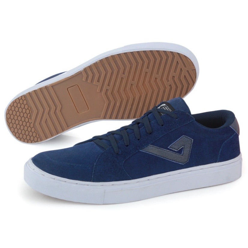 Justrue Sneakers Pria Original Sepatu Kasual Pria Dewasa Biru 702