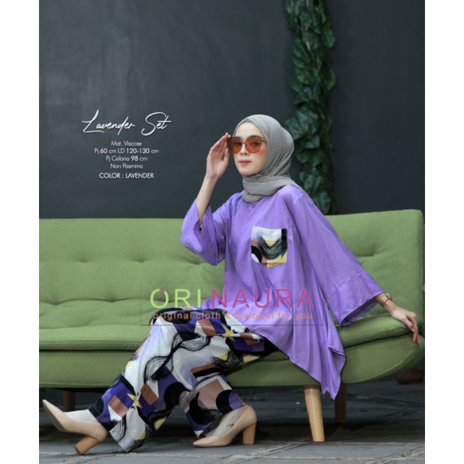 "NAURA" LAVENDER SET BY NAURA