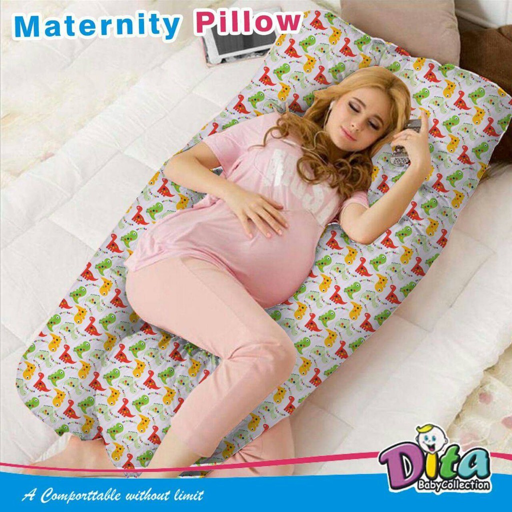 Bantal Hamil Multifungsi Dita (Multifunction Maternity Pillow) bantal ibu hamis bantal menyusui