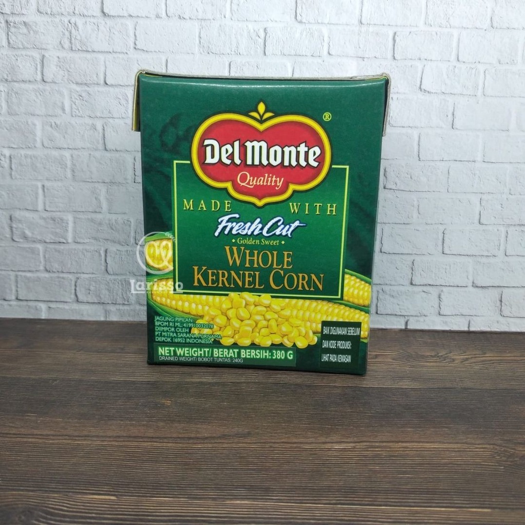 

DEL MONTE WHOLE KERNEL CORN 380gr