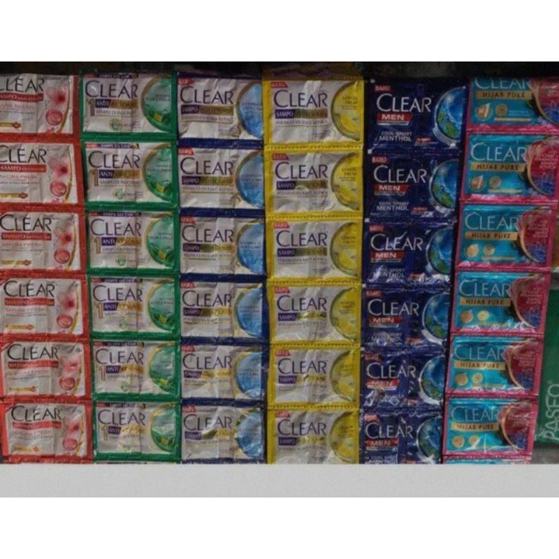 Sampo Clear Renceng Sachet 9ml