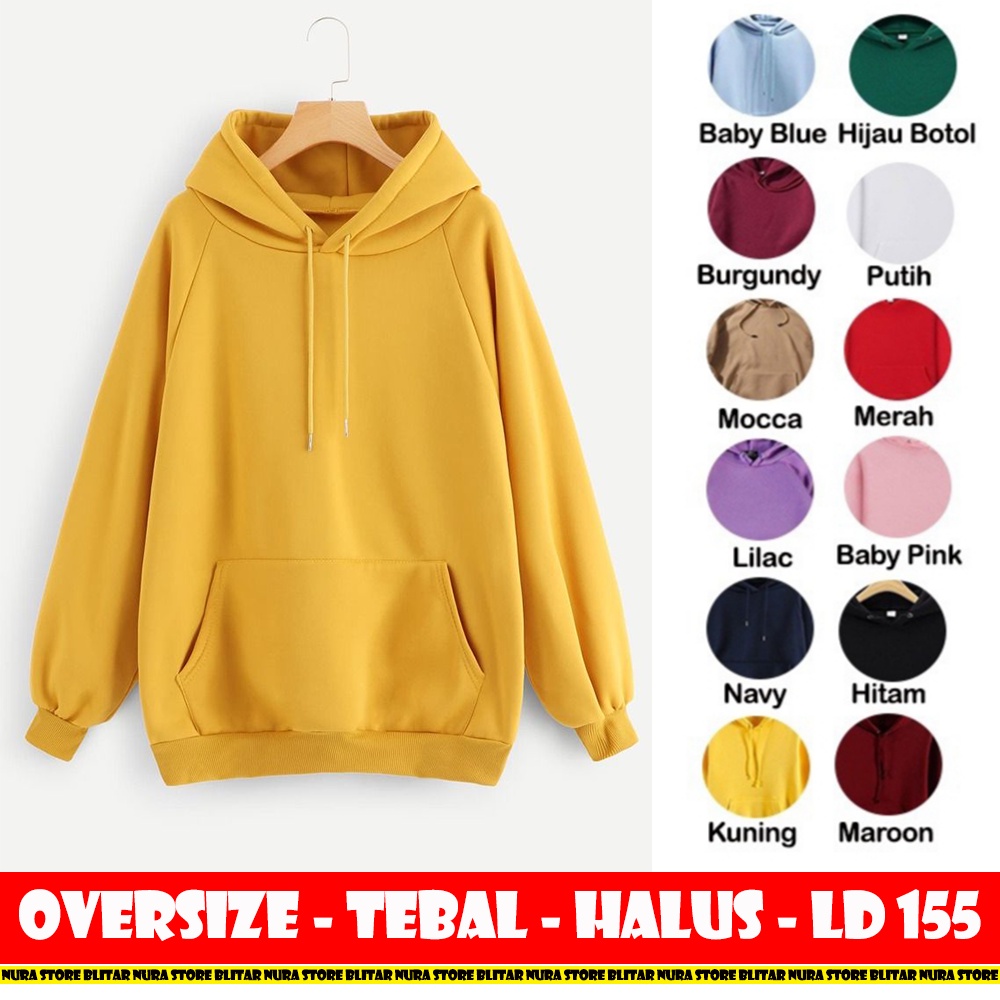 JAKET PRIA WANITA JUMBO SWEATER HUDIE HODY HODIE COWOK CEWEK DEWASA LENGAN PANJANG COUPLE PACAR GEMU