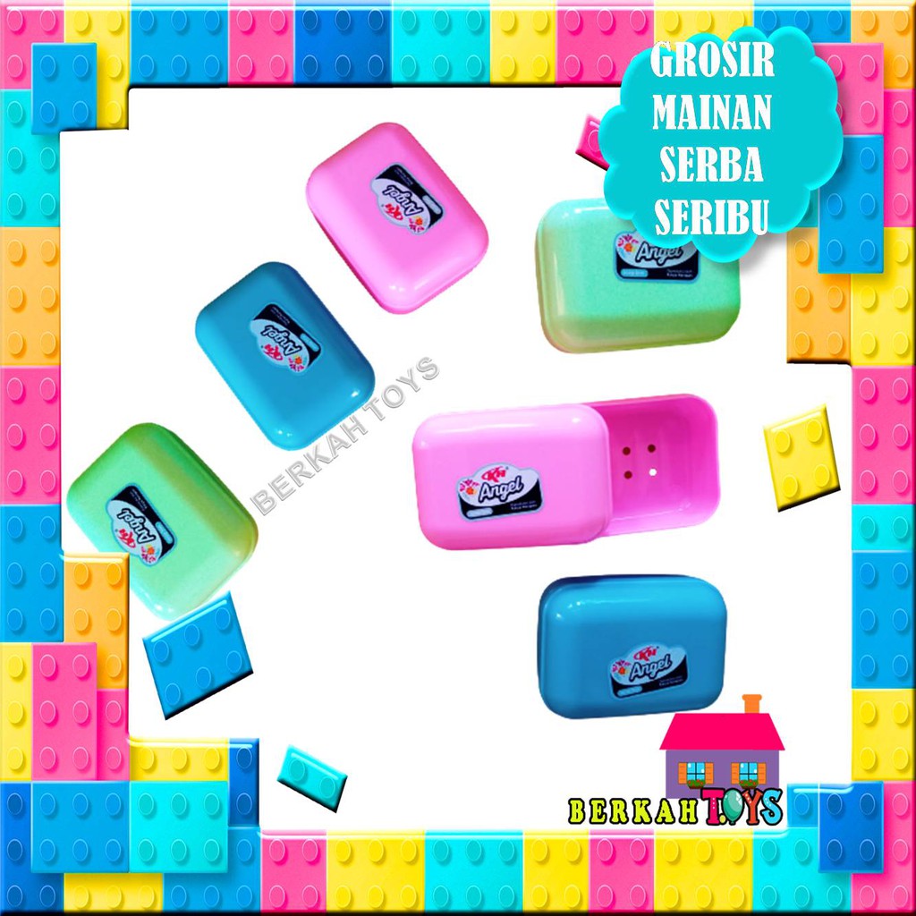 Tempat Wadah Sabun Batang Bahan Plastik Tebal Berkah Toys Pusat Grosir Mainan Anak dan Perabot Rumah