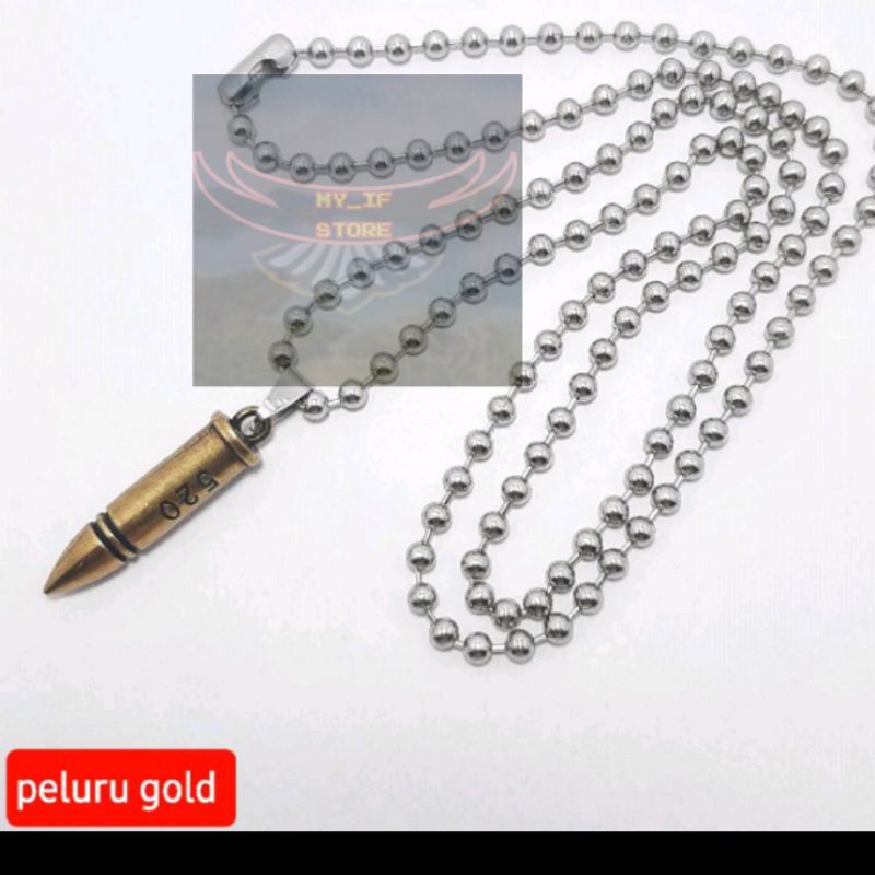 KALUNG TALI BIJI LADA / KALUNG BIJI LADA LIONTIN PELURU / KALUNG TERBARU / KALUNG TERMURAH