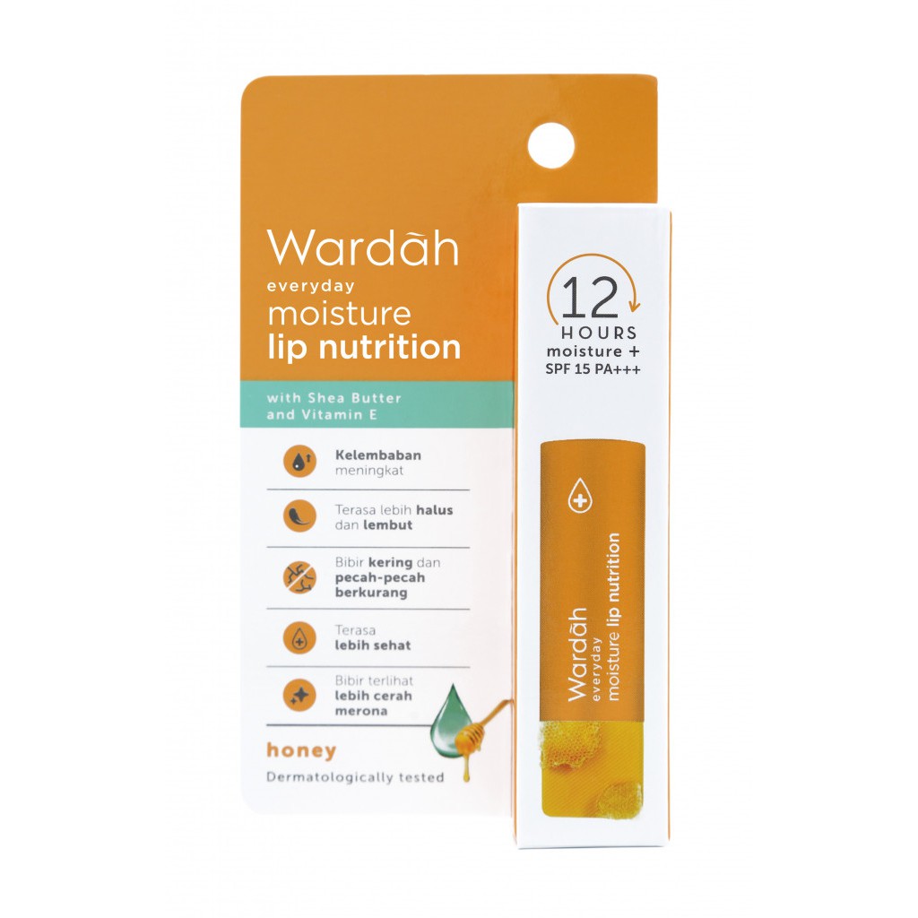 Wardah Everyday Moisture Lip Nutrition  - Bibir Lembap Hingga 12 Jam  - BISA COD