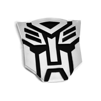 Emblem / Logo Transformer Baik Silver