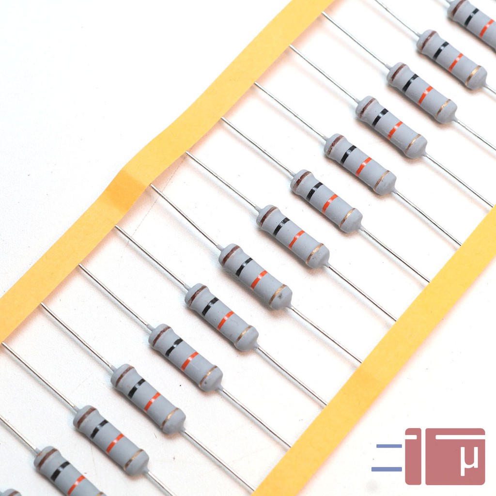 Resistor 10K 2W Metal Oxide 5% Taiwan Kaki Tembaga