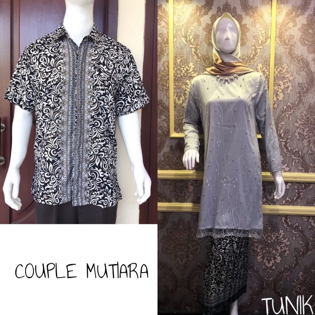 TUNIK MUTIARA AKAR COUPLE / KEBAYA COUPLE / KEBAYA MODERN / KEBAYA TUNANGAN