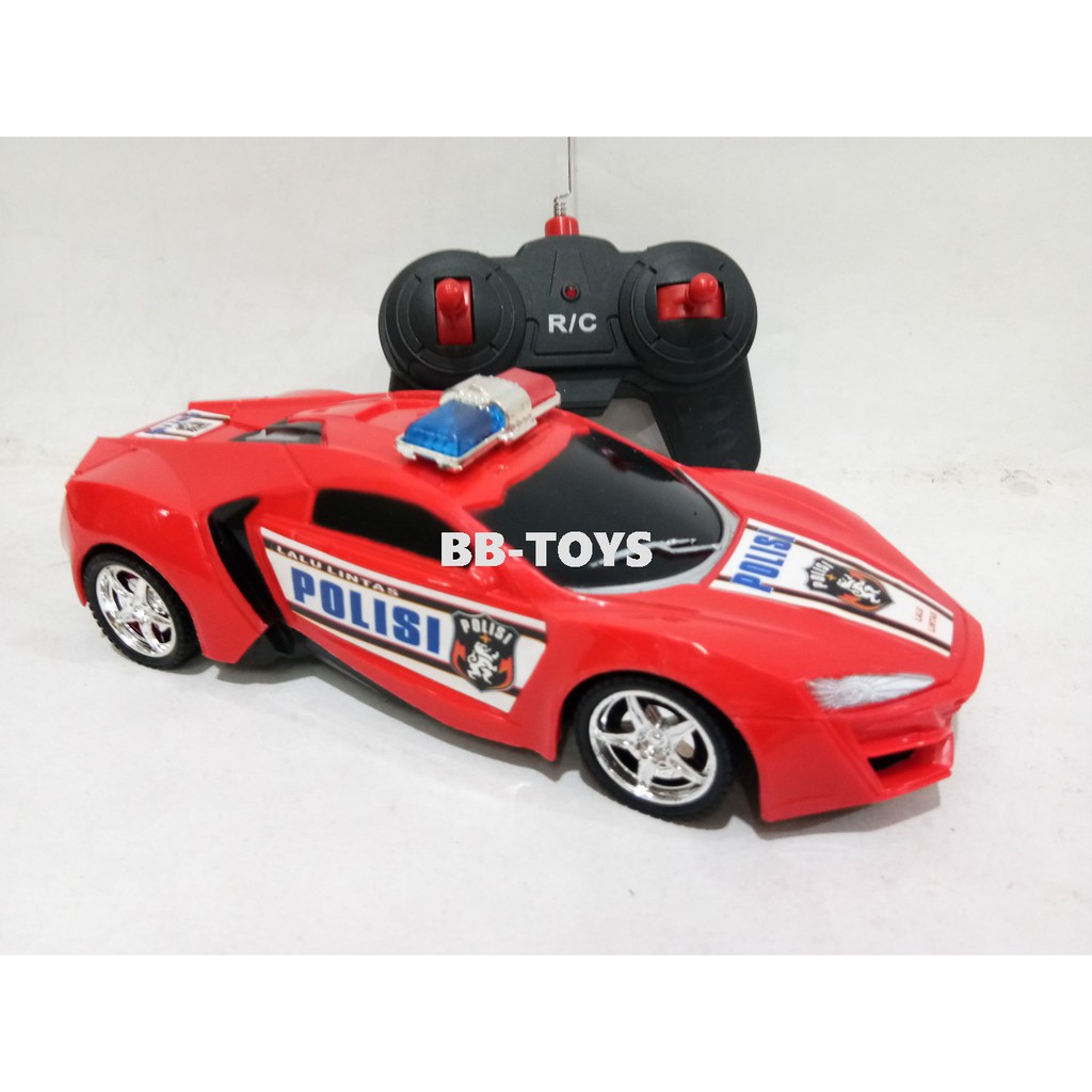 Mainan Mobil Remote Control - RC Polisi Lalu Lintas - 119-1