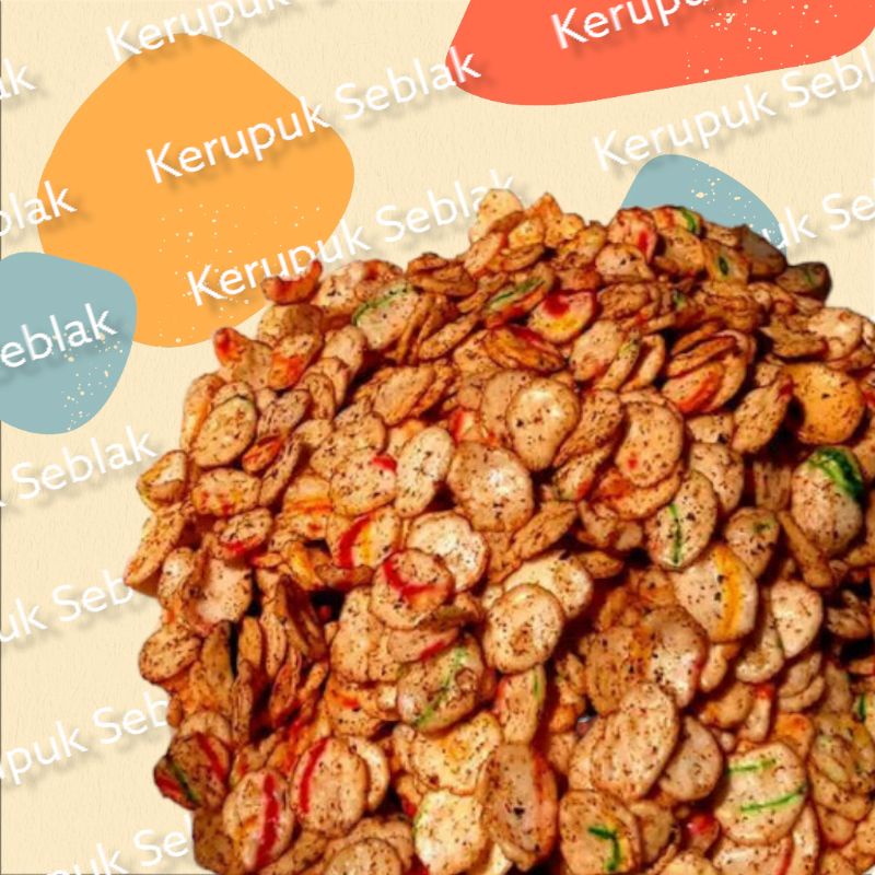 

Kerupuk seblak / seblak kering