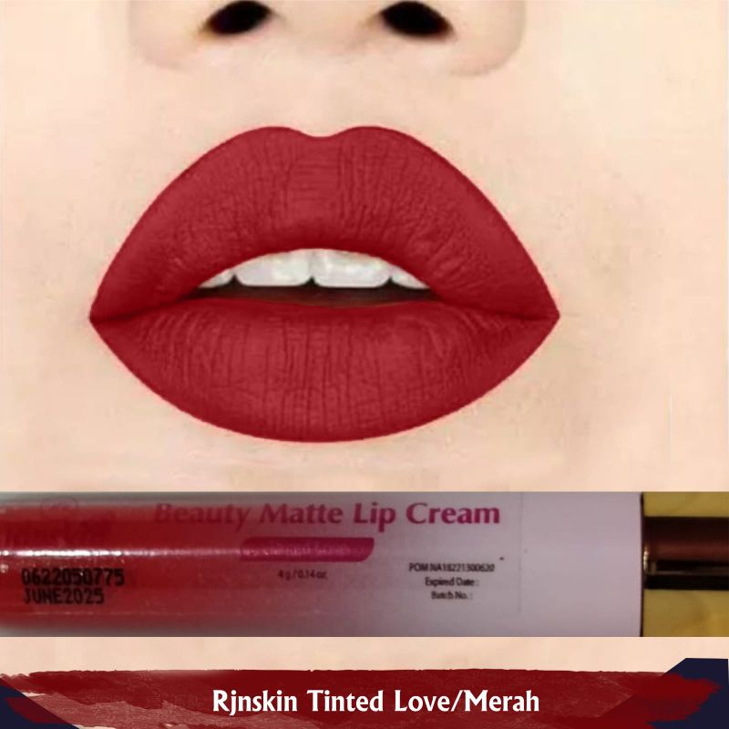 BPOM BEAUTY MATTE LIP CREAM NR GLOW RJNSKIN LIP MATTE KOSMETIK