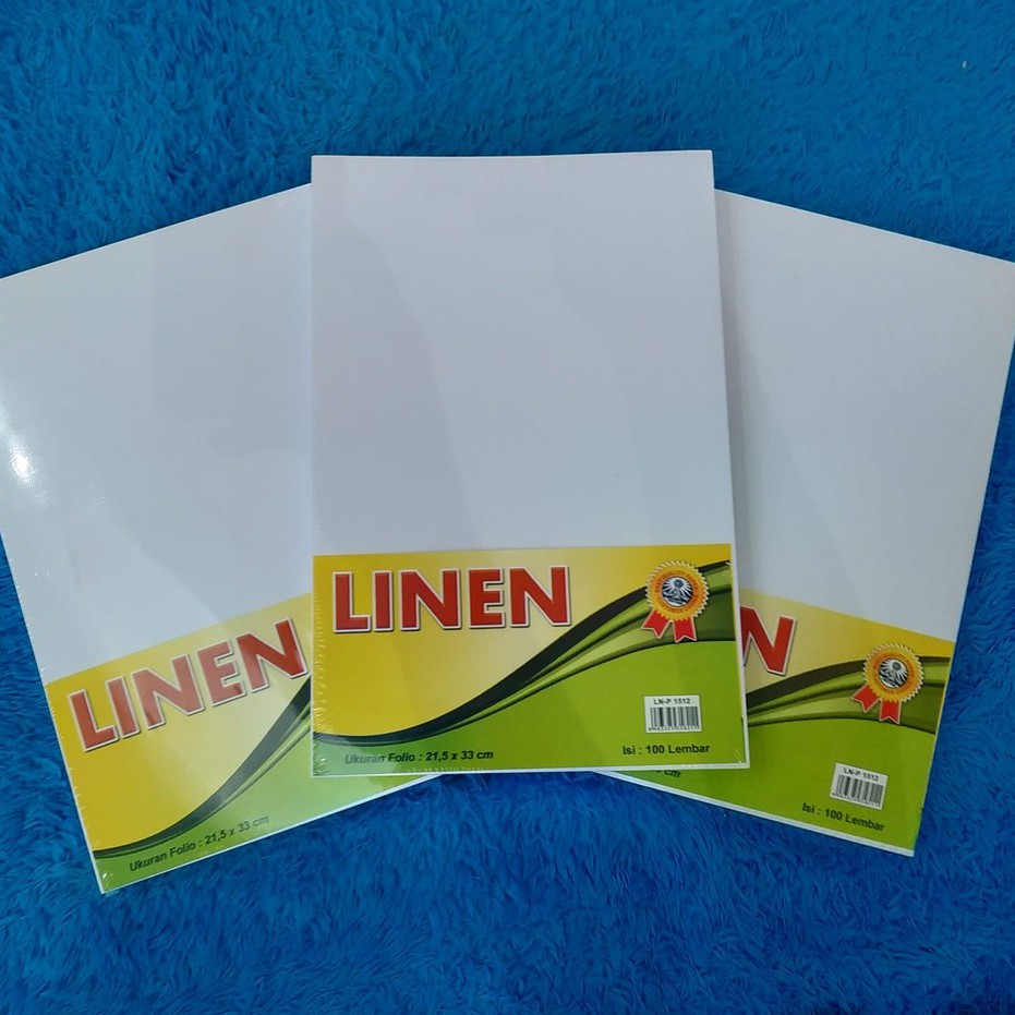 

Kertas LINEN Putih Folio / Kertas Piagam / Sertifikat / Kertas Tekstur / 10 Lembar
