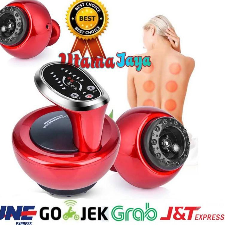 ۩ Alat Kerok Elektrik Elektrik Pijat Kop Badan ℮