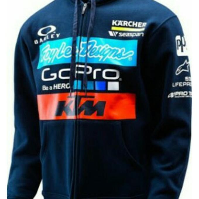 Jaket Hoodie Zipper Gopro - Ktm Murah Terbaru Kerensize S M L Xxl Xxxl - 2-3 Tahun, Putih