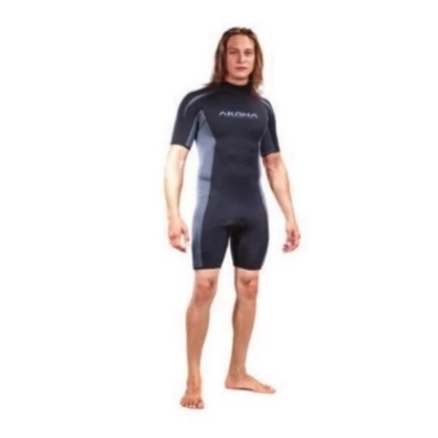 AKONA 3MM SHORTY SUIT - AKMS129 - MALE - Diving Snorkeling Wetsuit