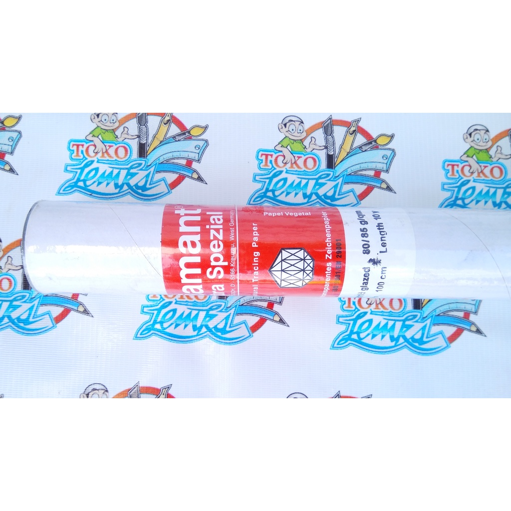 

Kertas Kalkir Diamant Roll 1x10 Meter / Kalkir / Kertas Jiplak