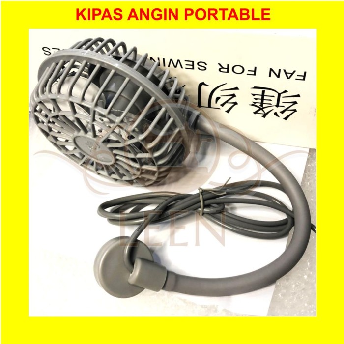 Kipas Angin Portable (MAGNETIK) GRADE A Mesin Jahit LEEN