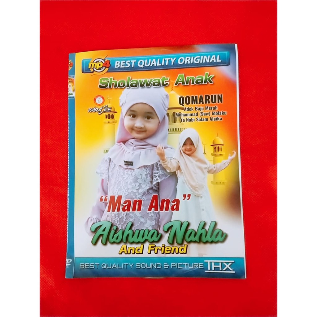 Kaset Mp4 Sholawat Anak Original Aishwa Nahla And Friends Shopee