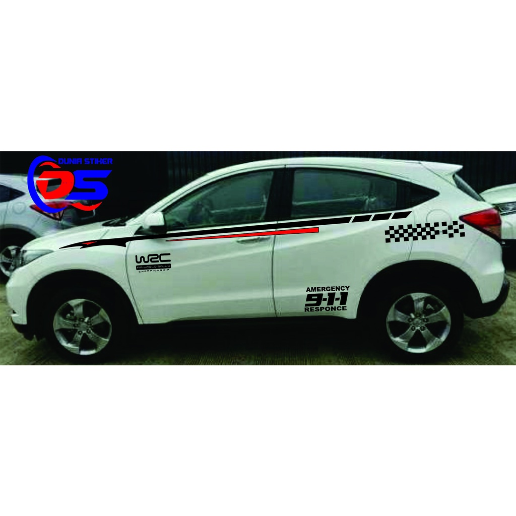 sticer Stiker Mobil Honda Hrv Stiker Cutting List Wrc Stiker Striping List Body Stiker Mobil Honda H
