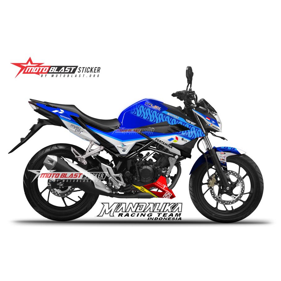 Decal stiker New CB150R 2019 Mandalika fullbody motoblast