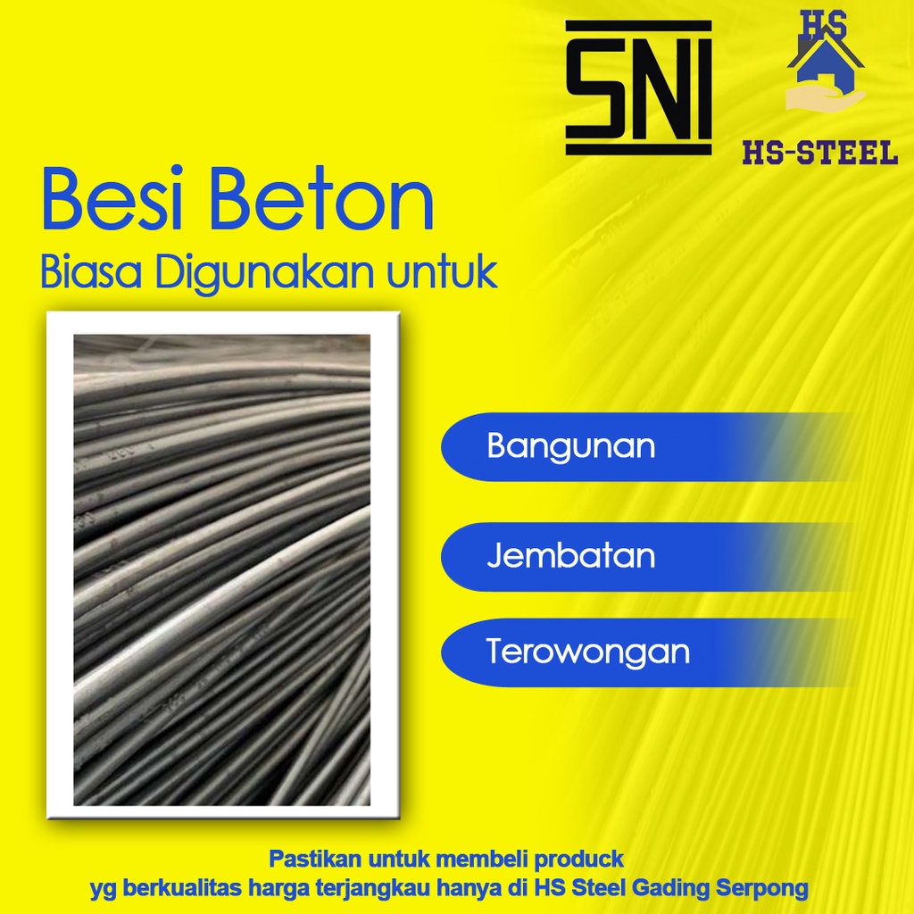 besi beton polos SNI