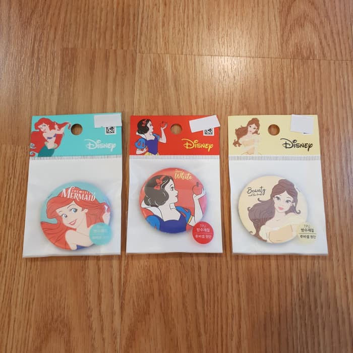 Disney Ariel Little Mermaid/ Snow White / Belle Air Cushion Puff Korea Original Disney Official