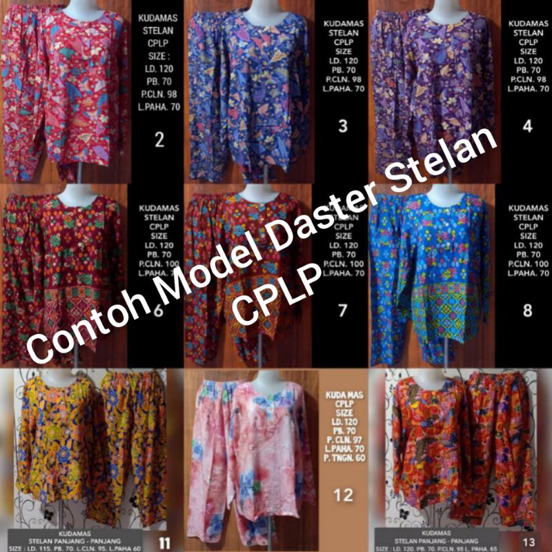 Daster Stelan CPLP (PANJANG - PANJANG ) KudaMas