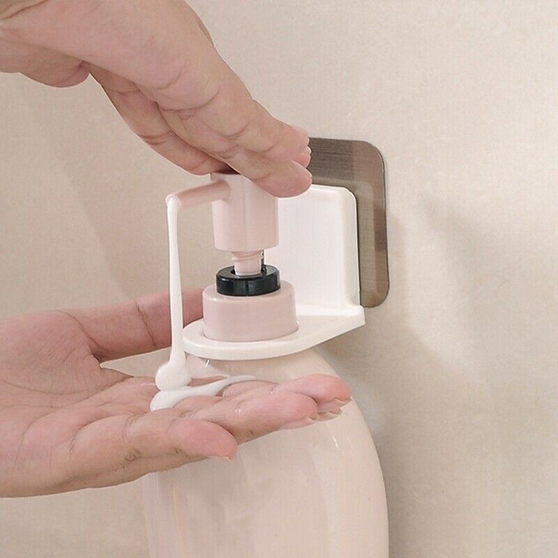 Gantungan botol sabun shampoo handsanitizer di dinding / gantungan tempel holder dispenser bathroom