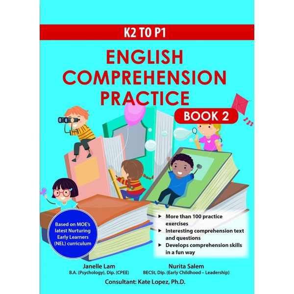 

K2 to P1 English Comprehension Practice Book 2 - CPD - Comptes Bookstore