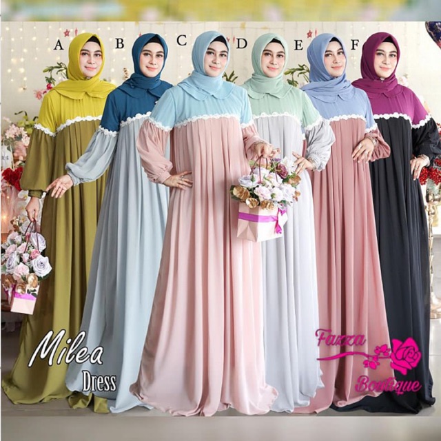 MILEA DRESS BY FAZZA (READY)