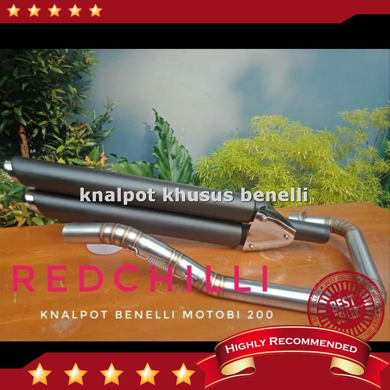 Terbaik Unik Knalpot Benelli Motobi 200 Evo  Benelli Motobi 200 full system Murah