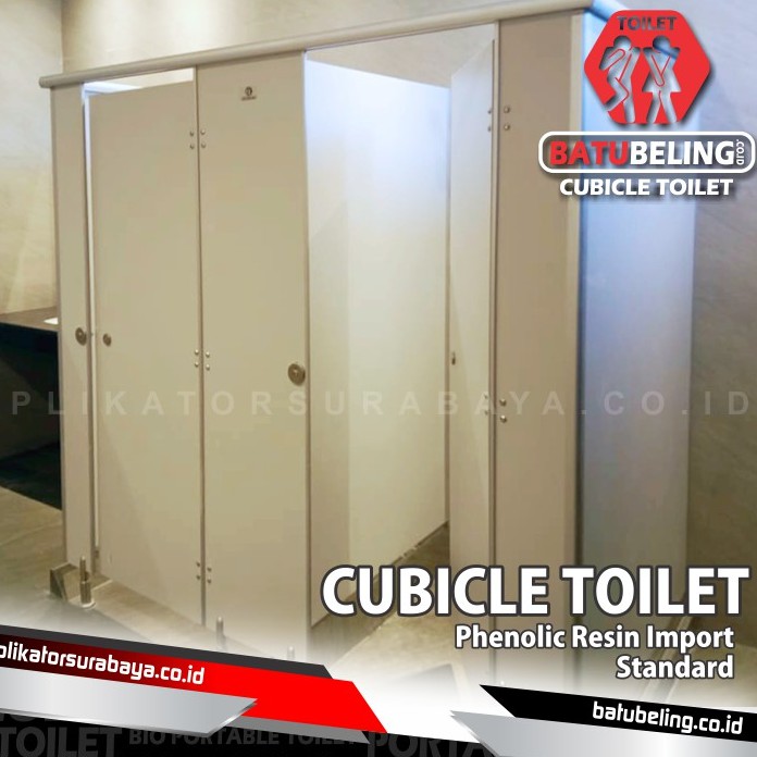 Toilet Cubicle Phenolic Resin Import Standart / Sekat Toilet Cubicle / Pemasangan Cubicle Toilet / T