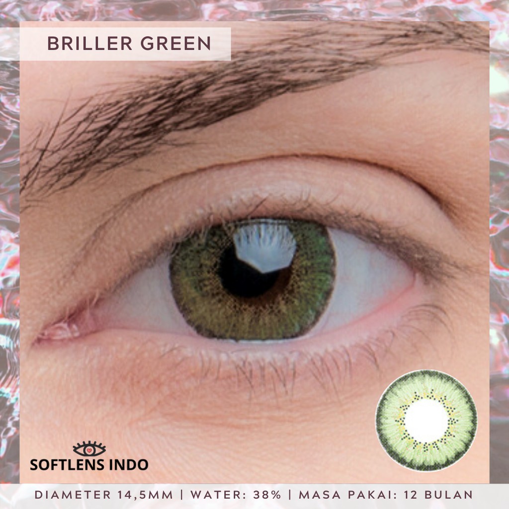 Softlens EOS Briller green/ hijau