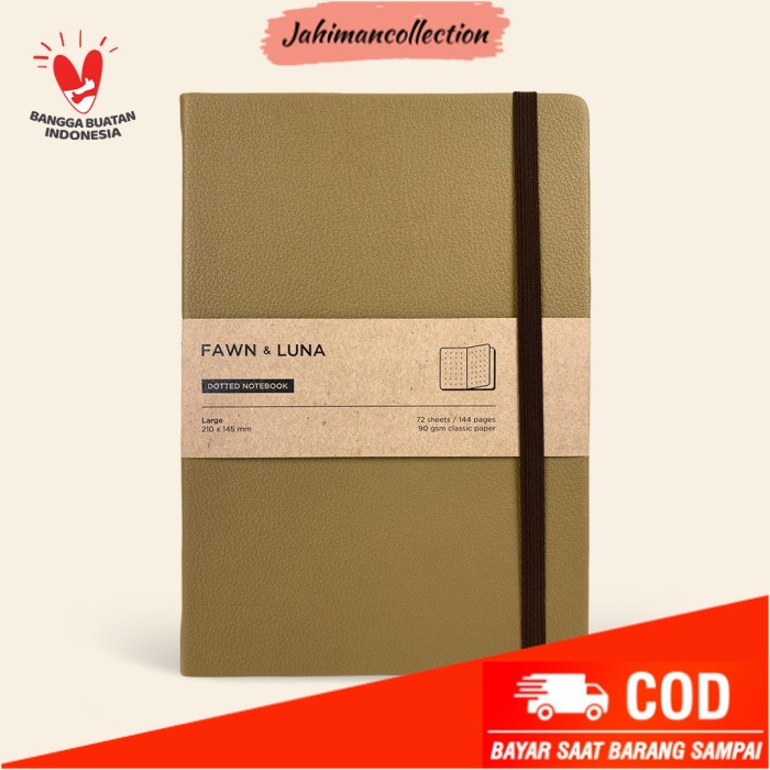 

✨ BISA COD ✨ Notebook / Journal A5 Large - Savannah Sand - Buku Jurnal / Agenda - Ruled