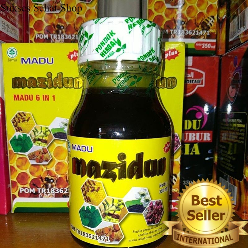 

Madu Mazidun 6in 1 plus jahe ,habbat 350ml Me ingkatkan Imun Tubuh