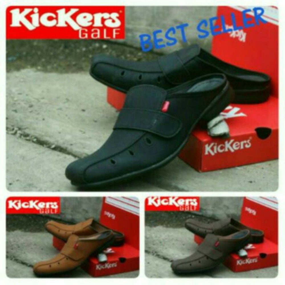 kickers / sepatu kickers / sepatu pria / slop pria / sepatu slop / selop pria